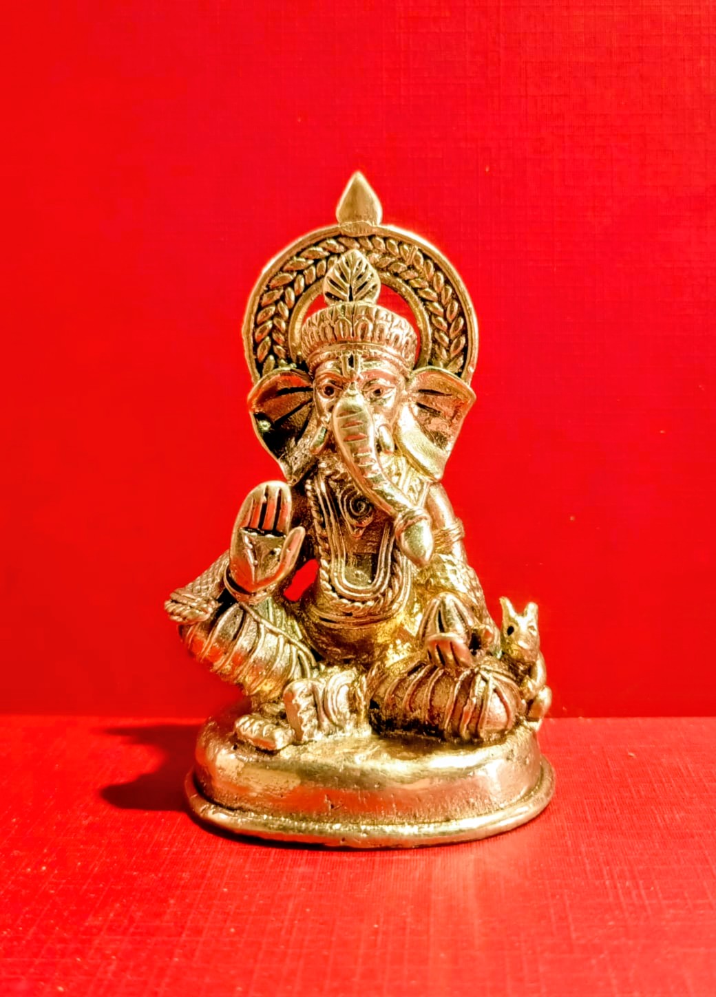 Handcrafted Brass Ganesha Idol
